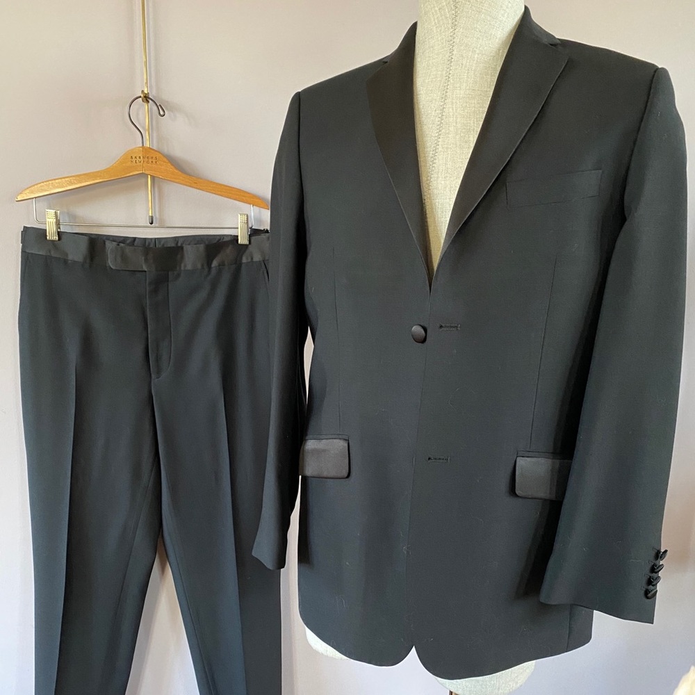Ted Baker Black Two-Piece Tuxedo Jacket & Pants